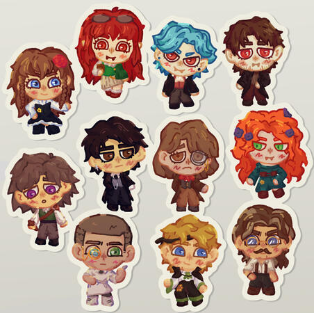 Vampires smp Inspired Chibis