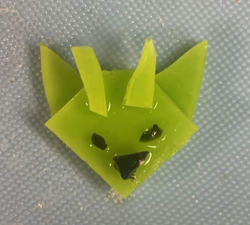Alien cat charm